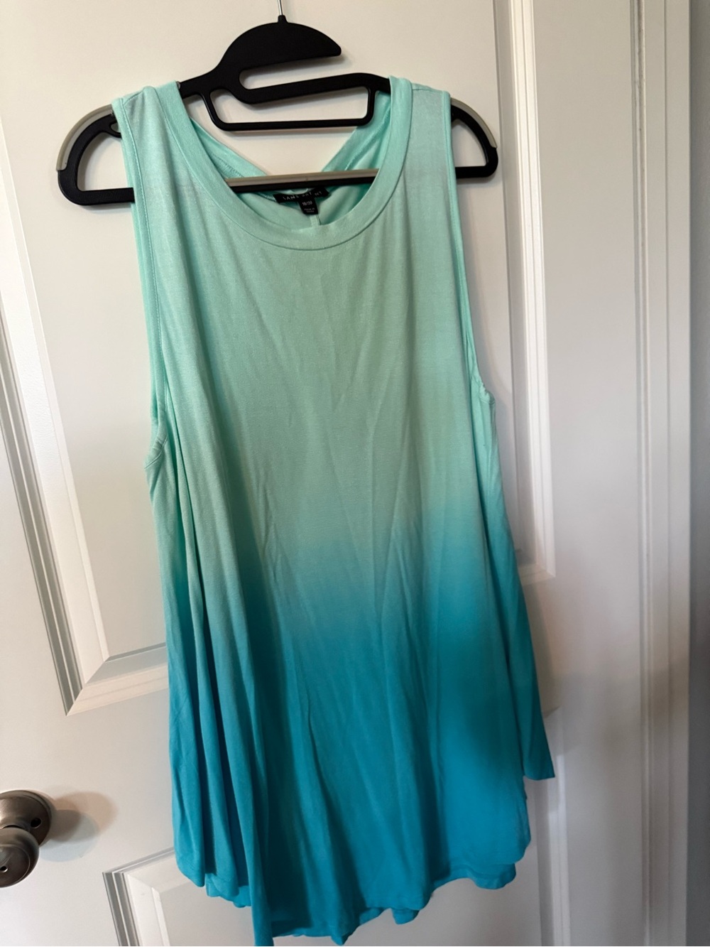 Lane Bryant Mint-to-Teal Ombre swing Tank